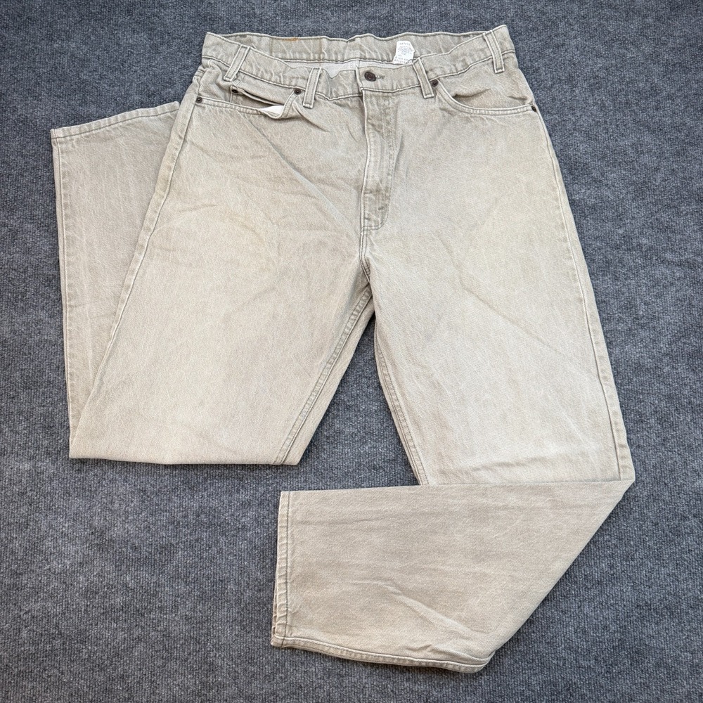 Vintage Levi's 550 Orange Tab Denim Jeans Size 38x32 (Act 35x32) 90s Made In USA